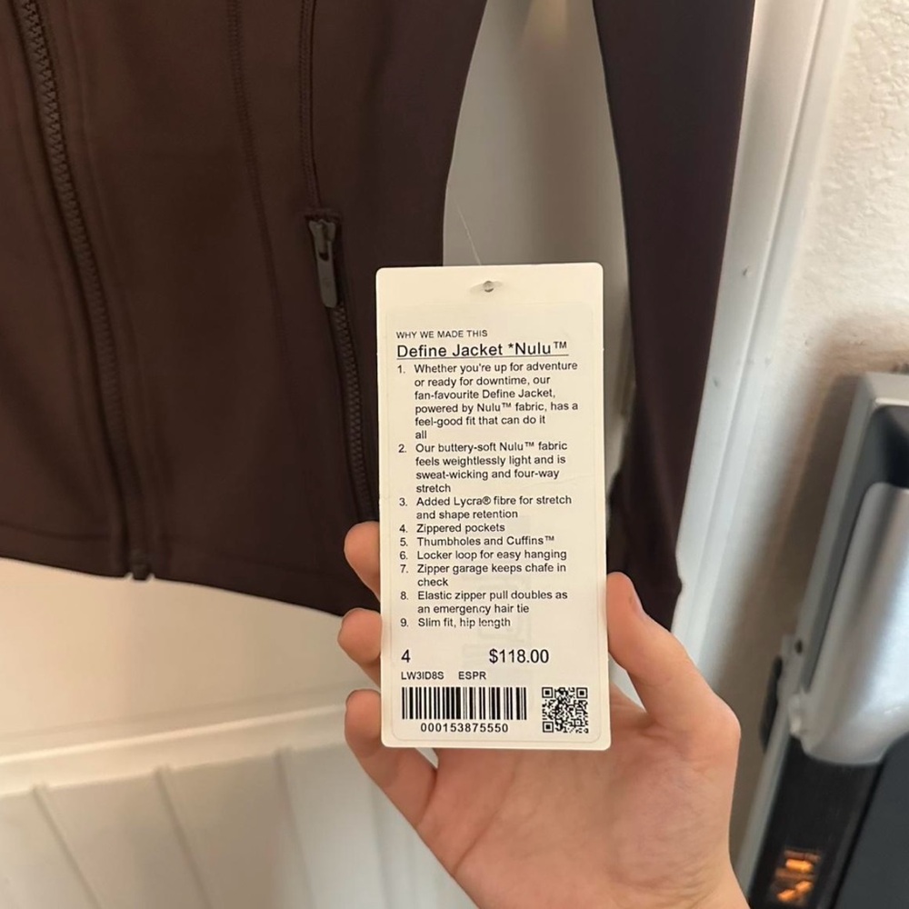 Brown Lululemon define jacket NWT - image 3